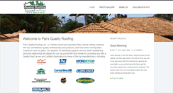 Desktop Screenshot of patsqualityroofing.com